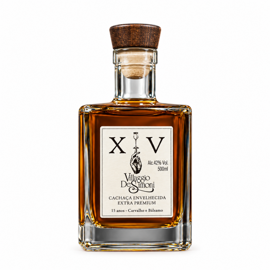 Cachaça Villaggio de Simoni Carvalho 15 anos