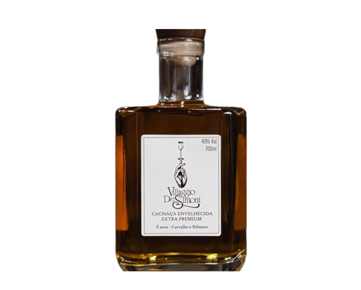 Cachaça Villaggio de Simoni Extra Premium 8 anos Carvalho
