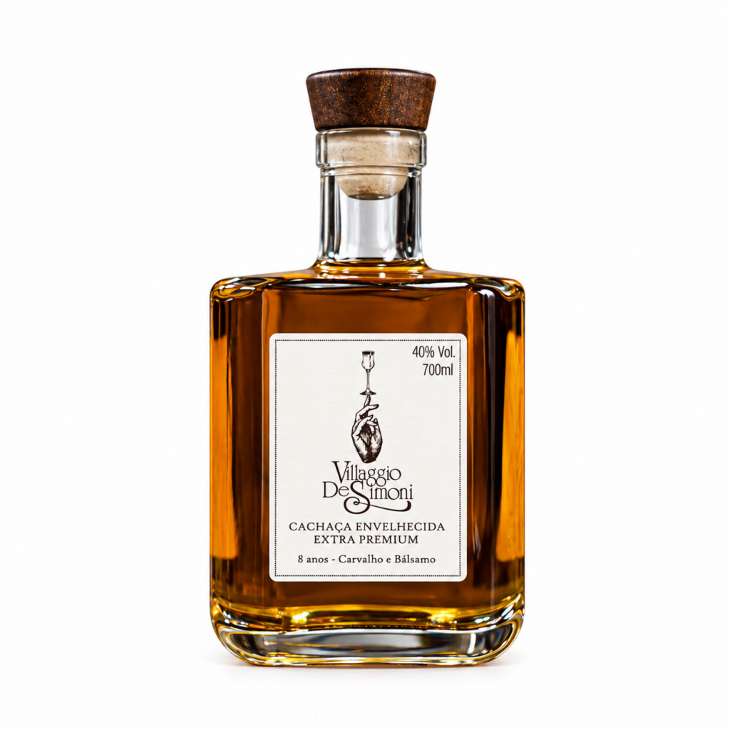 Cachaça Villaggio de Simoni 8 anos Carvalho
