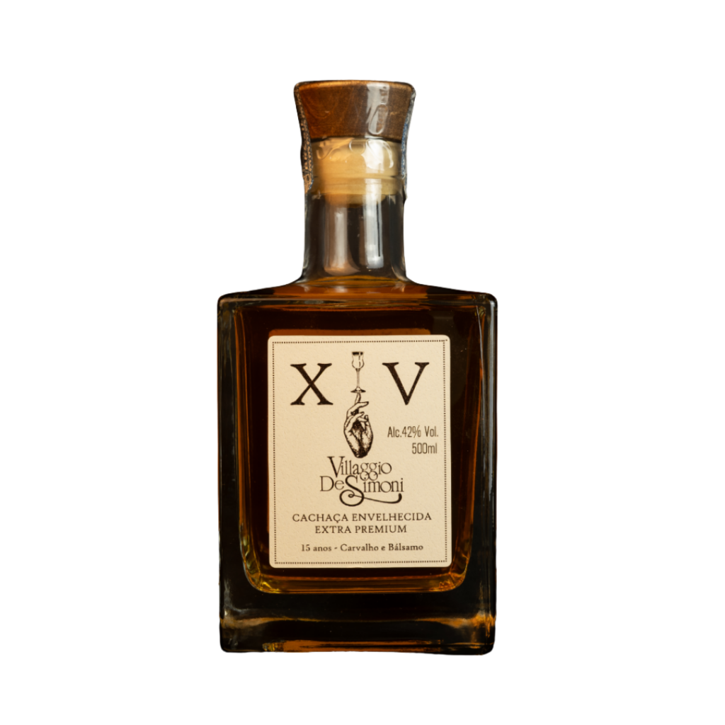 Cachaça Villaggio de Simoni Extra Premium Carvalho 15 anos
