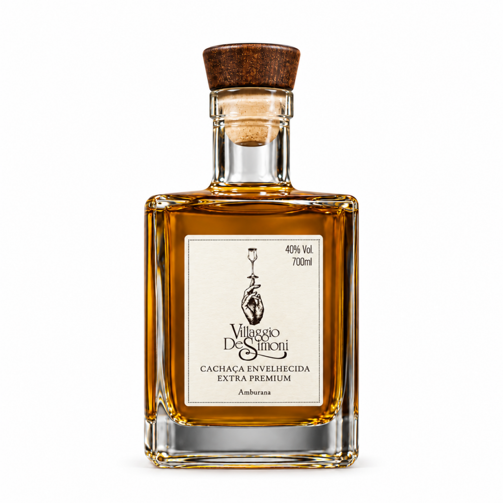 Cachaça Villaggio de Simoni Extra Premium Amburana